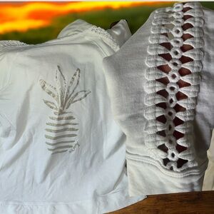 Lilly Pilitzer White Skipper Full Zip Jacket